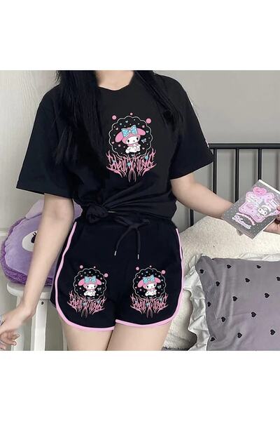 MECH BUTİK Combinație de set de pantaloni scurți cu franjuri Mymelody
