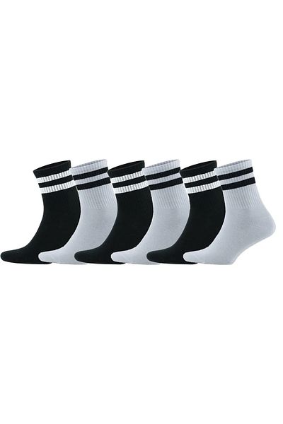 CFNY SOCKS 6 чифта Икономичен пакет Мъжки Дамски унисекс чорапи Socket Дълги чорапи Цветни шарени колежански чорапи