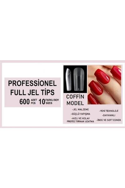 GALA Professional PROTEZ TIRNAK UZATMA - SOFT JEL TİPS 600 LÜ PAKET MODEL ÇEŞ...