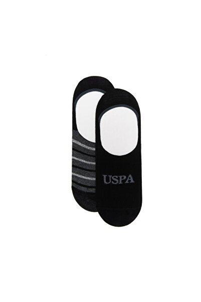 U.S. Polo Assn. Black Men's Regular Fit Socks A081Sz013.P03.Darle