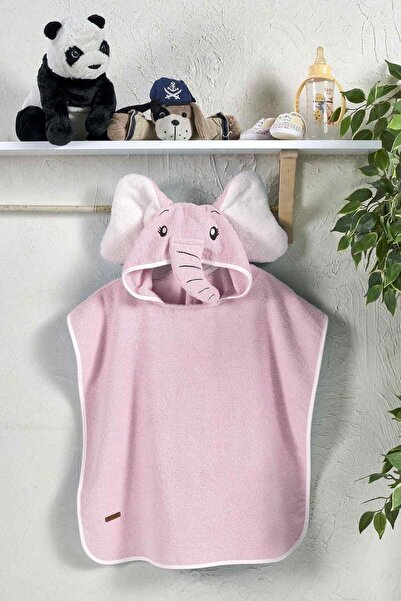 ÇARŞAF DÜNYASI رداء حمام للأطفال بونشو منشفة شاطئ بغطاء للرأس (3-8 سنوات) سطح...