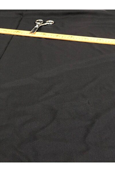 Kumaş Kervanı Doğal Düz Siyah Eteklik Elbiselik Şalvarlık Çift En (150 CM) Viskon Kumaş