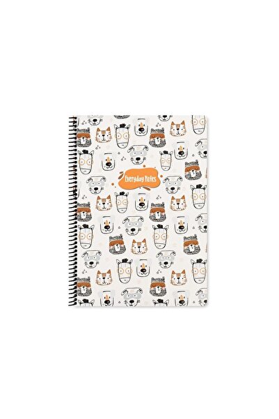 KESKİN COLOR Ленти 16x22 см, 80 листа, картонена корица, телбод, 60 грама, бе...