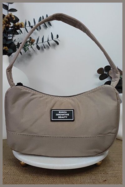 Keybird Vizon Kadın Fermuarlı Kanvas Kumaş Günlük Spor Baget El Ve Omuz Çantası