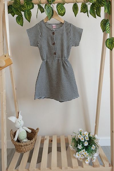 DFN Rochie în carouri pentru fete