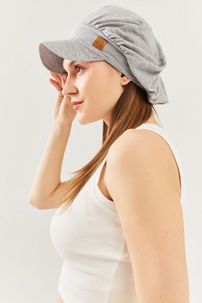 Butikgiz Women's 4 Seasons Cotton, Ultra Soft, Lightweight, Anti-Sweat, Stylish, Trendy Cap and Combed Cotton Hat with Visor