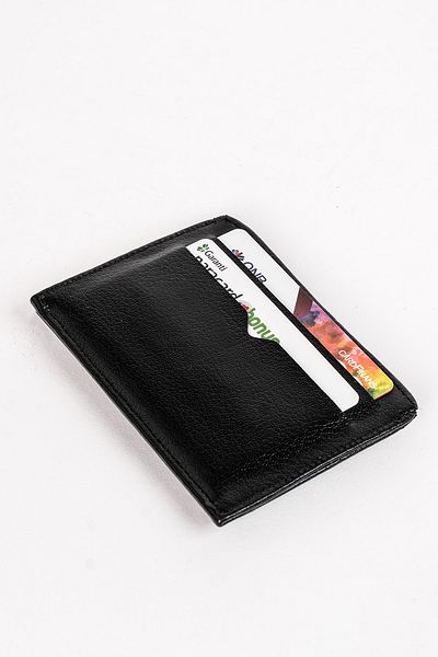 MKM MAN Slim Card Holder with Horizontal Center Snaps