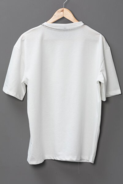 Wolters Outdoors Ανδρικό μπλουζάκι Chicago-boos Oversize με εμπριμέ βαμβακερό λαιμόκοψη με κοντό μανίκι