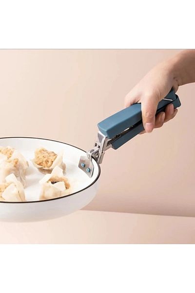 AKCAKESE Practical Hot Food Bowl Holder Pan Tray Tongs Handle Holder| Tray and Pan Holder