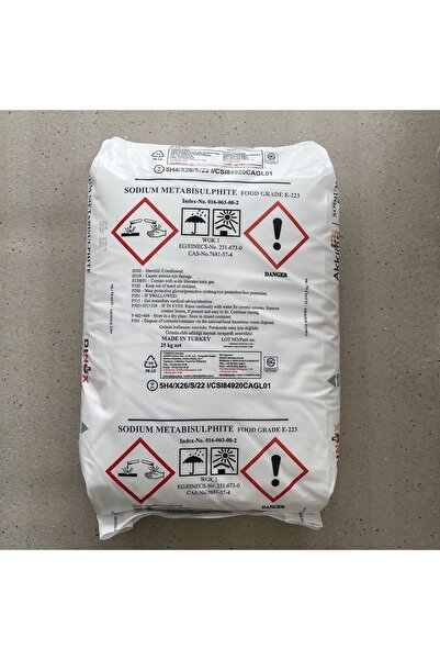 İFAKimya İFA Kimya Sodyum Metabisülfit (Sodıum Metabısulphıte) 25KG Toz E 223