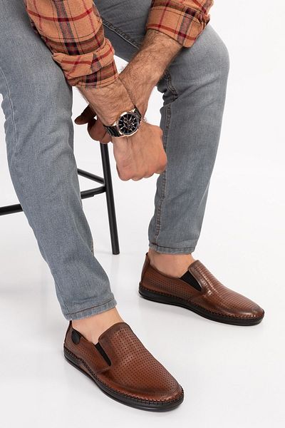 maximoda Genuine Leather Summer Stitched Leather Shoes