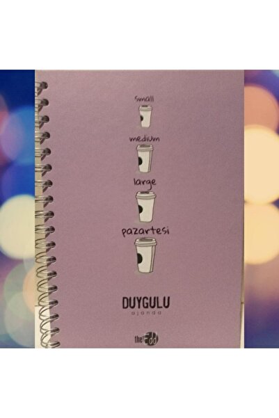 bilger Small Medium Large Pazartesi Tasarımlı Konuşan Ajanda