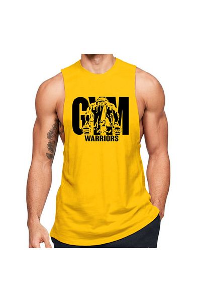 Black İstanbul Gym Warriors Zero Arm Fitness Atlet