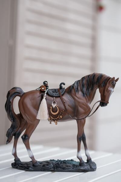 Gift Garden Dekoratif Dev At Figürü Asil Duruş (özel Tasarım ) Kalite