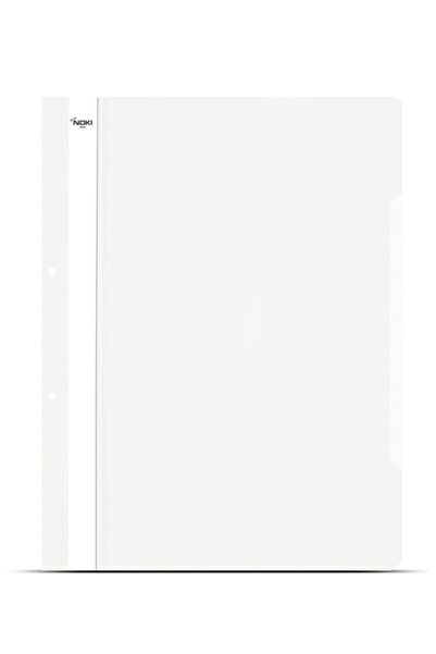 Noki ملف سلكي بلاستيك اقتصادي A4 أبيض 4828-010 (عبوة 50 قطعة)