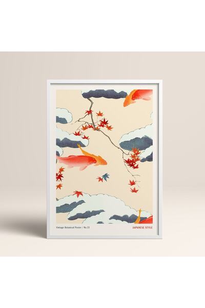 HOMEPACK Uramljena slika u japanskom stilu Nanbara Sakujiro 30x40cm 40x60cm 5...