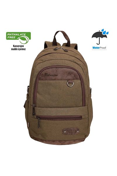 Relaxion 1672 Unisex Anatomical Back Travel Sports and School Bag with Laptop Compartment