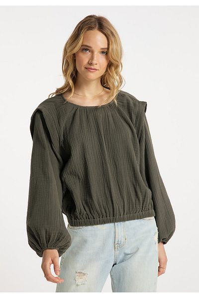 Dreimaster Vintage Bluse Incus