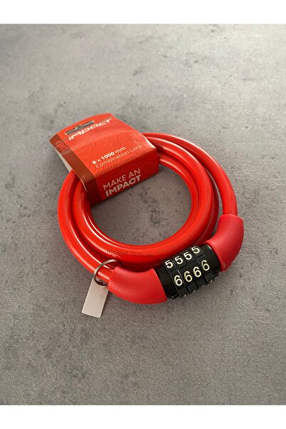 ROBESBON Şifreli Bisiklet Kilidi 8x1000 Mm