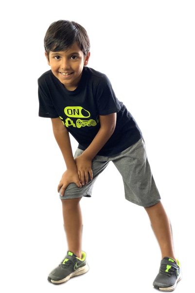 Black&Small Thin Gray Boys' Shorts