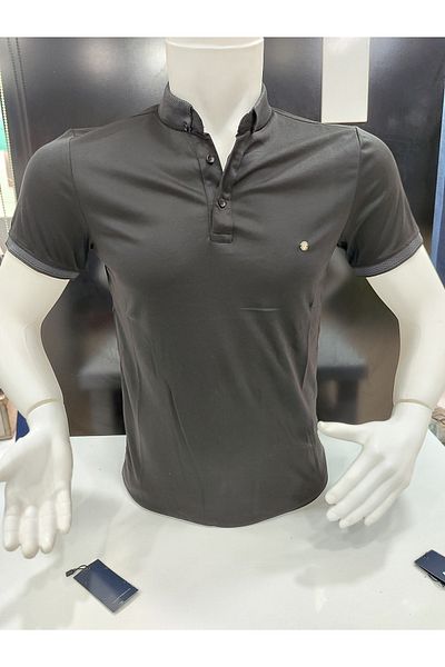 ADVANTE ΑΝΔΡΙΚΟ T-Shirt GÜNCÜOĞLU MERCEERIZED COLLAR ΜΕ ΔΙΑΦΟΡΑ ΧΡΩΜΑΤΟΣ ΚΟΥΜΠΙΑ