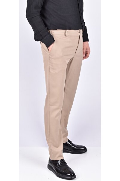 Twin 201-0105 Kemer Ayarlı Esnek Comfort Pantolon/bej/50