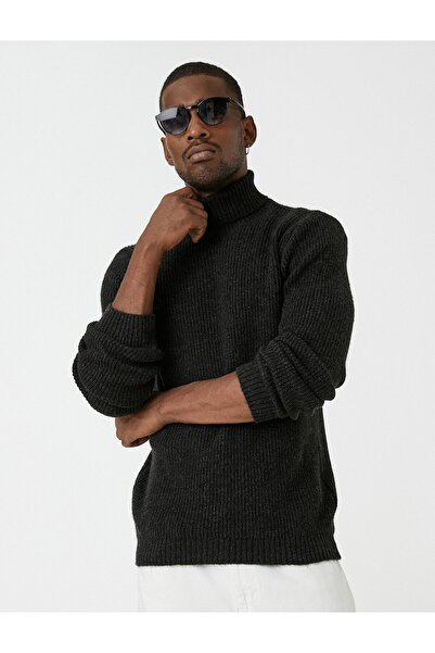 Koton Basic-Strickpullover mit Rollkragen