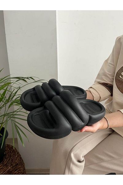 Behtah Kundura Unisex Knuckle Slide Μαλακή χοντρή αντιολισθητική σόλα Soelite Beach Pool Garden Sea Daily Παντόφλες