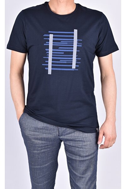 Raymons 2023-r3930 Special Head Crew Neck T-Shirt/navy blue/m