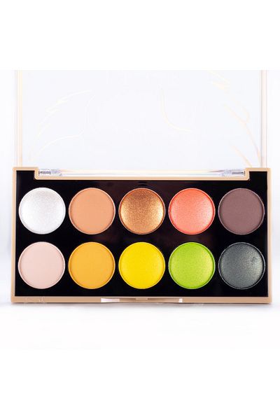 DoDo Girl Set of 10 Colorful Eyeshadow Palettes