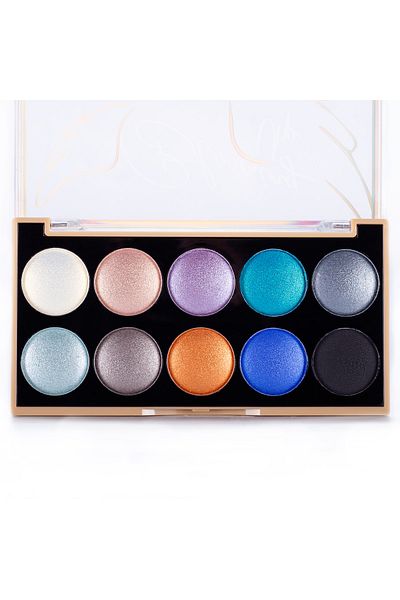 DoDo Girl Set of 10 Colorful Eyeshadow Palettes