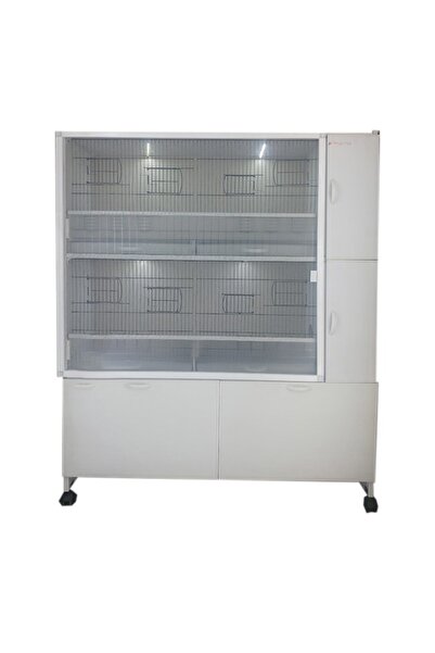 İstanbul Kafes - Model M52d - Pvc Kuş Dolabı – Dolap Kafes – Pvc Kafes – Salma Kafes (MONTAJLI KURULU GÖNDERİM)