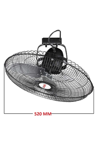 Kaşkar / Taflan Tavan Montajlı Metal Kanatlı Sanayi Tipi Vantilatör