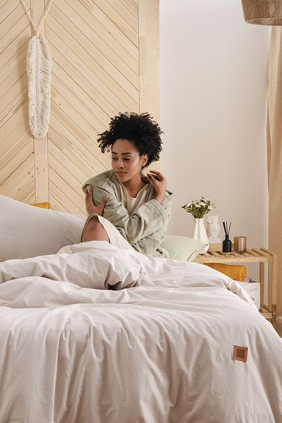 COTTONMANIA Mono Uno 202 - 100% Extra Cotton, Washed, Single Duvet Cover Set