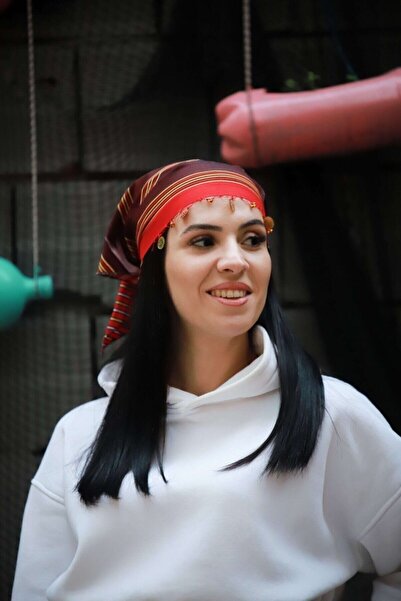 Keşan 10 Adet Karadeniz Yöresel Liralı Saç Bandı Bandana Bone