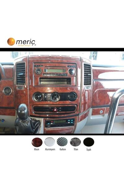 meriç cockpit design ميريتش ®   فولكس واجن كرافتر تنجيد أمامي أسود لامع 61 قط...