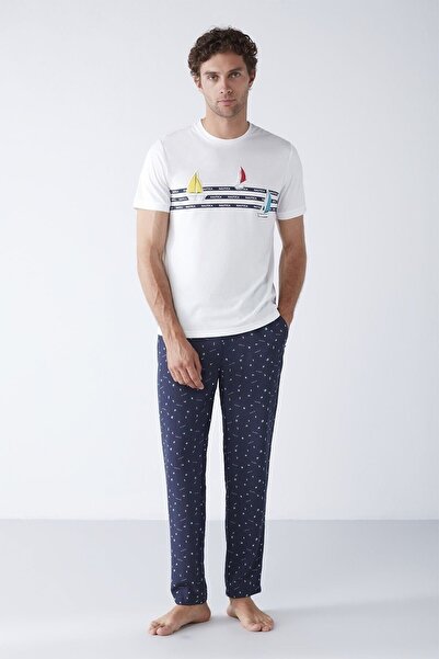 Nautica Soft Textured Pajama Set