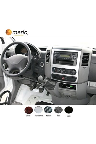 meriç cockpit design ميريتش ®   فولكس واجن كرافتر تنجيد أمامي أسود لامع 18 قط...