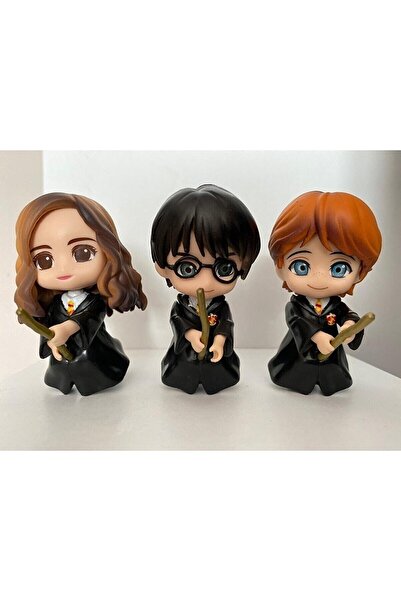 bakkimgeliyor Harry Potter 3 Adet Aksiyon Figür Oyuncak Set 10 Cm