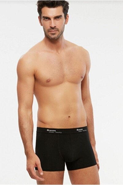 Kom Boxer negru pentru bărbați, strâmt din 2 piese