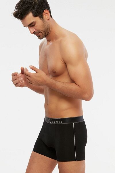 Kom Ανδρικό μαύρο Compact Sport Boxer 2 Pack