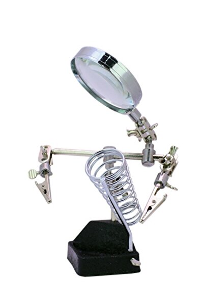 Powermaster 3 Konumlu Büyüteçli Masa Üstü Havya (lehim-kaynak) Standı-a Kalite Garantili Ürün