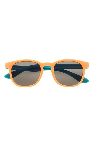 Focus On Polarized Kids Sunglasses| Matte Orange Turquoise| 4-12 Years| Light Flexible