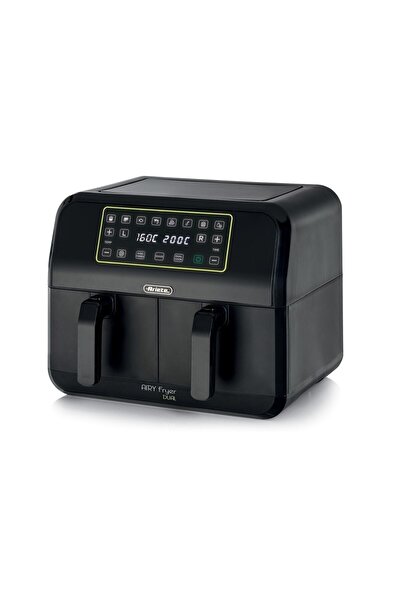 easytekno Arıete Airy Fryer Dual 8 Litre Çift Hazneli Xxl Airfryer 1700w Sıca...