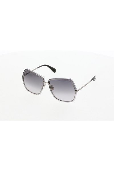 Maxmara Mm0054 61-15-135 Smoked Glass Women's Sunglasses| 2023 Season Smoked Framed