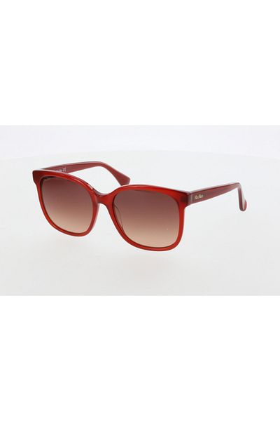 Maxmara Mm0025 57-17-140 Brown?Glass Women's Sunglasses| 2022 Season Burgundy Framed