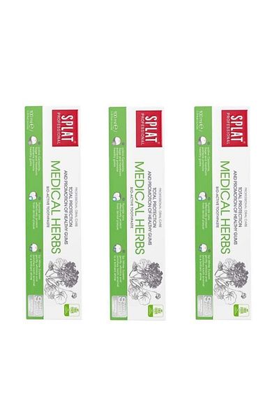 Splat Medical Herbs Toothpaste 100 Ml 3 Pieces