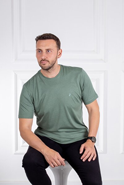 Sarar Επισκέψτε το βασικό πράσινο μπλουζάκι με γιακά