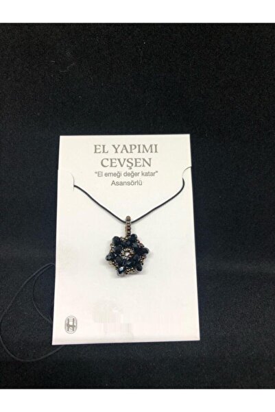 ÖZKEVEN HAC Taşlı Tasarımlı Cevşen ''siyah''