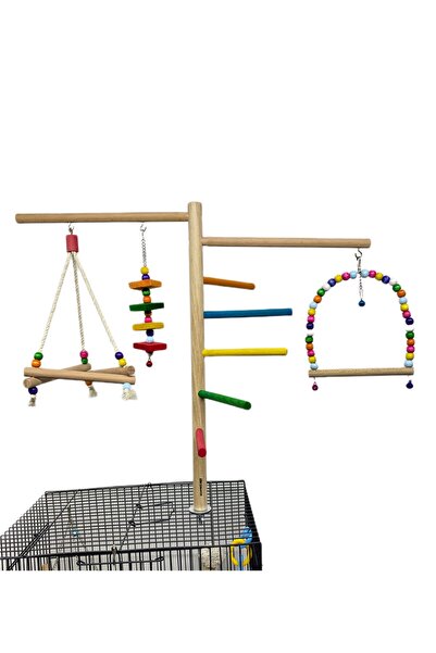 ADAPATİ PET Handmade Cage Top Large Size Bird Toy